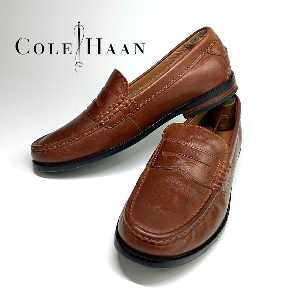 Cole Haan Shoes Men US8.5 EU42 Grand OS Hand Sewn Leather Pinch Maine Classic